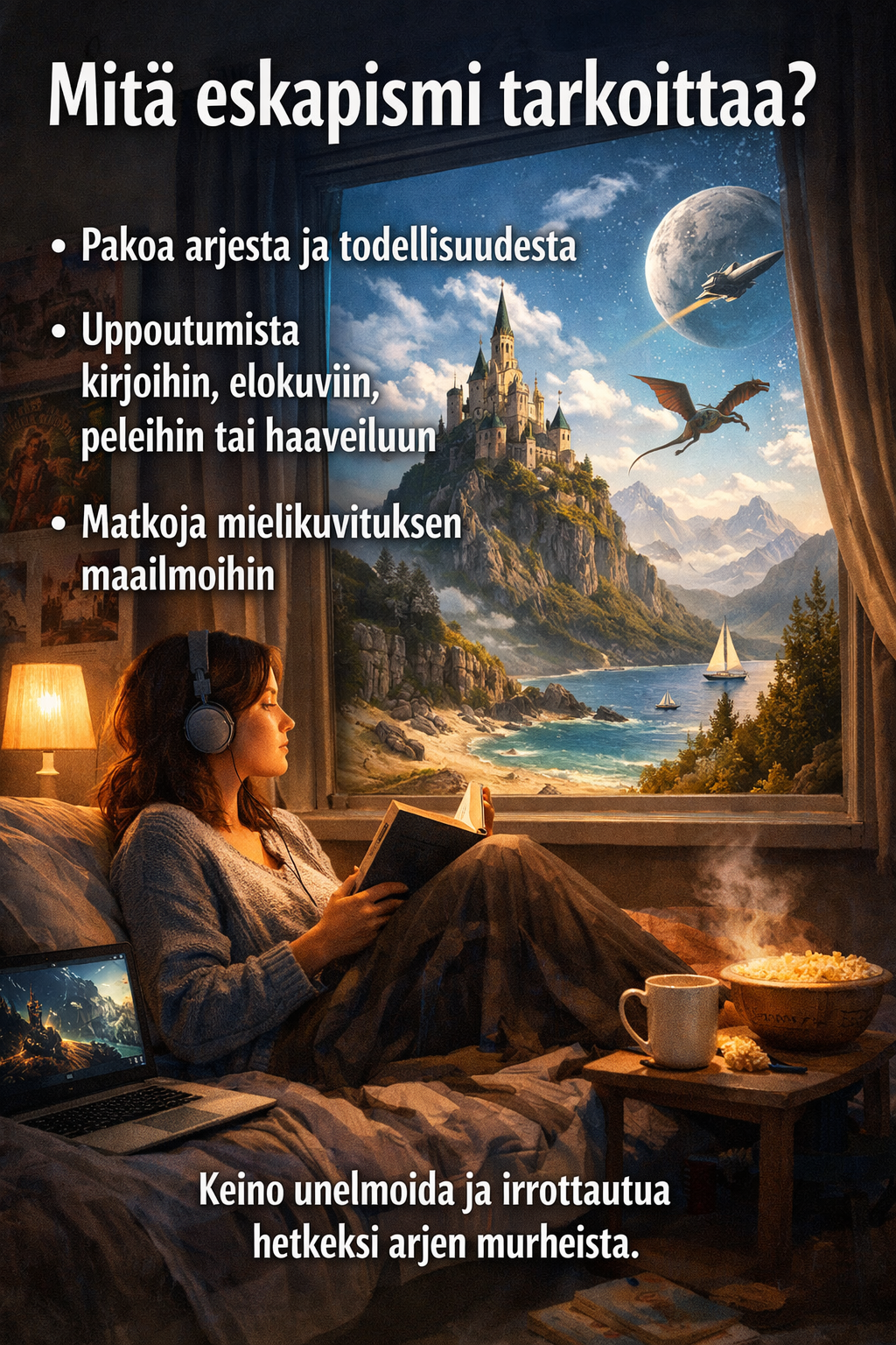 Mitä eskapismi tarkoittaa?